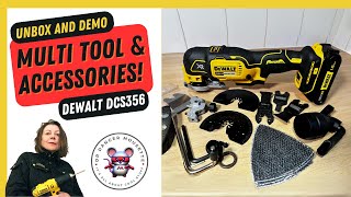 DeWalt DCS3556 Unbox and Demo of the Multi Tool What does it all do [upl. by Avat178]