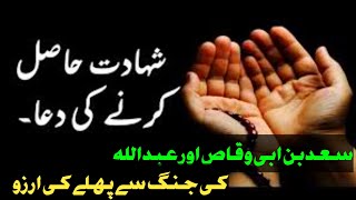 Sad bin abi waqas ki shahadat kia arzoo [upl. by Bibah520]