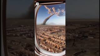 Tornado 🌪️ In Tibet quotNine Story Demon Towerquot shorts [upl. by Melliw]