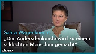 phoenix persönlich Sahra Wagenknecht zu Gast bei Inga Kühn [upl. by Spatz]