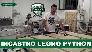 Incastri Legno Professionali su Fresatrice attacco 8mm con Stefano il Falegname [upl. by Sidoeht]