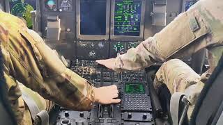 C130J Takeoff Pilot Cockpit View [upl. by Hazmah]