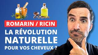 Huile Ricin et Romarin  Remèdes efficaces contre la calvitie [upl. by Eenitsed]