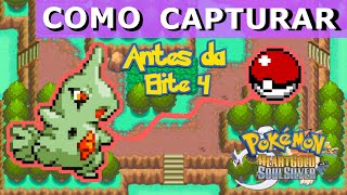 Como capturar o LARVITAR antes da Elite 4 no Pokémon HeartGold amp SoulSilver [upl. by Nomit599]