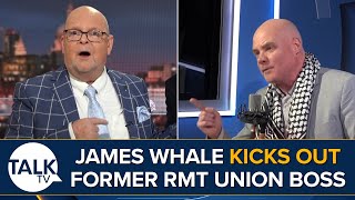 ‘Britain Is A Terrorist State’  James Whale Kicks Former RMT Boss Out Of Studio [upl. by Combe]