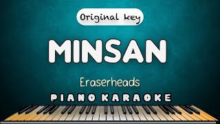 MINSAN  Eraserheads  HQ PIANO KARAOKE VERSION [upl. by Llerred]