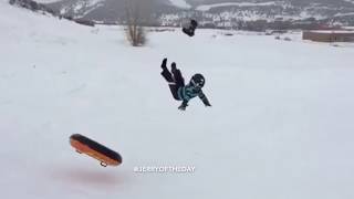 Best Tubing Sledding Fail In History [upl. by Jeaz]