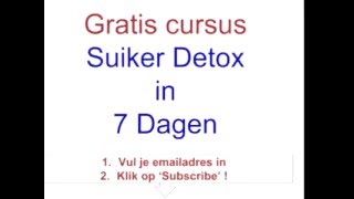 Gratis Cursus Suiker Detox in 7 Dagen  Suikervrij Eten Info [upl. by Nosyla816]