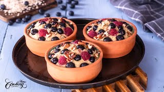 Baked Oats – Healthy Breakfast Recipe – No Flour – No Refined Sugar – No Butter [upl. by Anna-Diana]