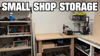 Storage Tips For A Small Woodworking Shop [upl. by Delgado]