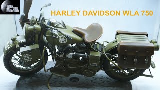 Harley WLA 750  19 Italeri  Full build [upl. by Stephania]