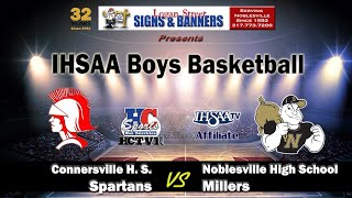 Connersville vs Noblesville  IHSAA Junior Varsity Boys Basketball [upl. by Enialed]