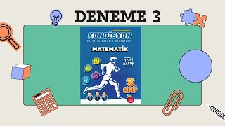 Newton Yayınları 8Sınıf Kondisyon Haftalık Kazanım Denemeleri  Deneme 3 Çözümleri [upl. by Prosper]