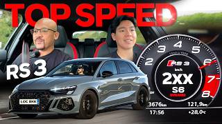 ซิ่ง Audi RS3 ถนนย่น 5 สูบ 400 ม้า บนถนนหลวง   Top Speed Ep3 [upl. by Alrats897]