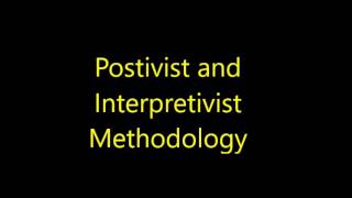 Methodology Positivist Interpretivist Feminist  A2 Sociology [upl. by Ylrebmic]