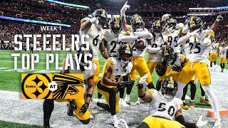 Steelers Top Plays from 1810 win over Falcons  Pittsburgh Steelers [upl. by Arraic]