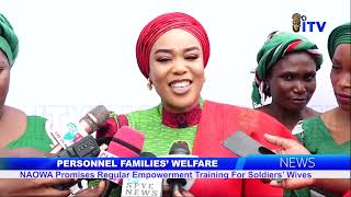 Personnel Families’ Welfare NAOWA Promises Regular Empowerment Training For Soldiers’ Wives [upl. by Remot978]