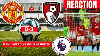 Manchester United vs Bournemouth 03 Live Premier League EPL Football Match Score Highlights 2023 [upl. by Nordek]