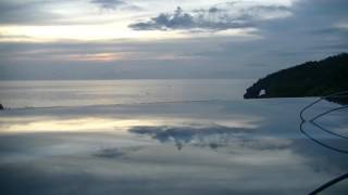 Boracay  Sunrise in Paradise  View from infinity pool of Fairways and Bluewater Newcoast Hotel [upl. by Eidde553]