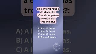 👉Infarto Agudo de Miocardio Troponinas laboratorioclinico urgencias [upl. by Ahseik]