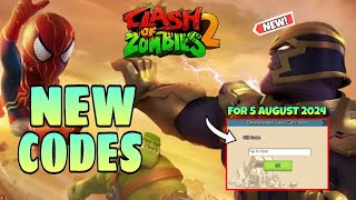 New Clash Of Legends Heroes Mobile Codes 5 August 2024  Clash of Zombies 2 Game Codes 2024 [upl. by Durand]