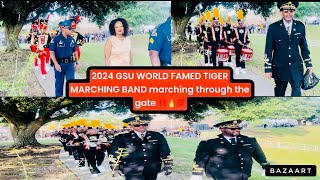 2024 GSU WORLD FAMED TIGER MARCHING BAND marching through the gate ‼️🔥💯 [upl. by Worden573]