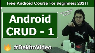 SQLite Android CRUD Implementing Database class  Android Tutorials in Hindi 25 [upl. by Rubinstein993]