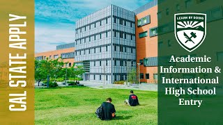 Cal State Apply  Academic Info amp International High School Entry  Academic History [upl. by Nollahp]