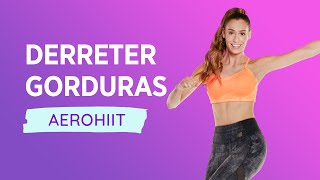 Aula de Ginástica  Derreta Gorduras com 20 min de AeroHIIT [upl. by Marou]