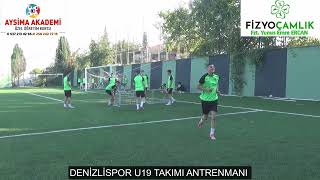 DENİZLİSPOR U19 TAKIMI ANTRENMANI [upl. by Ellednahc]