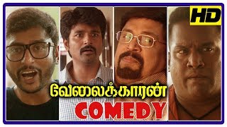 Velainu Vandhutta Vellaikaaran Comedy Scenes  Full Comedy 3  Soori  Robo Shankar  Vishnu Vishal [upl. by Ynahpit]