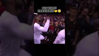 King Lebron Current Team Handshake Vs Old Teams Handshake 🤝🔥edit edit nba highlights shorts [upl. by Jimmie]