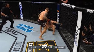 Dustin Poirier knocks out Conor McGregor ufc 257 [upl. by Kensell845]