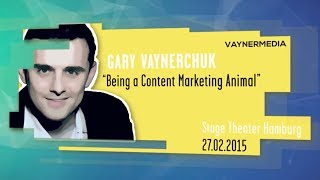 Gary Vaynerchuk  Being a content marketing animal  Online Marketing Rockstars Keynote  OMR15 [upl. by Goldwin]