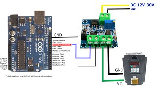 How to control VFD YL620 using Arduino with 010V PWM Module  ICStation [upl. by Patsis395]