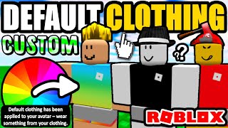 Is It Possible To Change The Default Clothing Colour ROBLOX [upl. by Notsud]