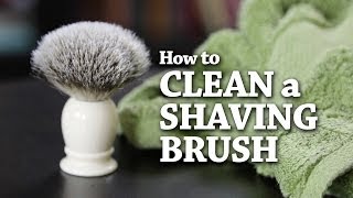 How to Clean a Shaving Brush [upl. by Torrence]