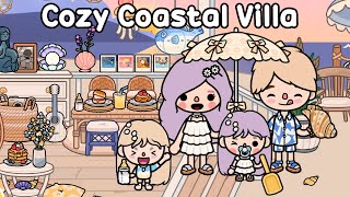 Secrets of the Cozy Coastal Villa 🏡🌊 House Ideas  Toca Boca  Toca Life World [upl. by Nywloc]