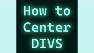 How to Center a DIV  HTML amp CSS Tutorial [upl. by Ariew68]