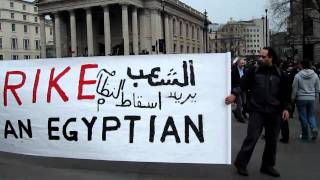 Egyptian Advice at Trafalgar Square quotStrike like an Egyptianquot [upl. by Arst]