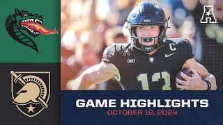 Game Highlights UAB at Army October 12 2024 [upl. by Rialc]