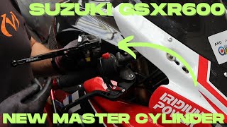 Suzuki GSXR600 Accossato Master Cylinder Upgrade [upl. by Eachelle]