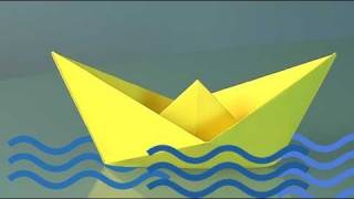 How to Make a Paper Boat origami [upl. by Githens]