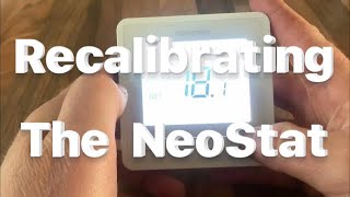 Heatmiser  Recalibrating the NeoStat v1 v2 or v3 [upl. by Tirb]