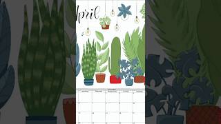 Calendar Design with Procreate illustration digitalpainting [upl. by Maghutte507]