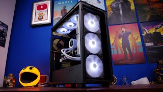 NZXT H7 Flow RGB build guide with push pull fan wiring logic and Kraken Elite cooler [upl. by Ettegdirb]