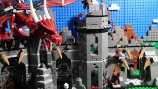 LEGO NINJAGO NINJAS VS ORCS 2 AND ALSO SOMEHOW A DRAGON [upl. by Bindman]