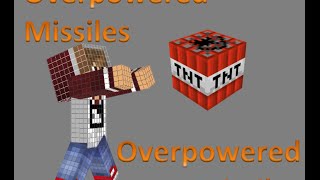 Minecraft MISSILES IN ONLY ONE COMMAND Complete destruction [upl. by Gussi]