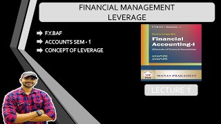 1 FYBAF Leverage Analysis Introduction  Financial Management FM BComMComCACSCMA [upl. by Laise]