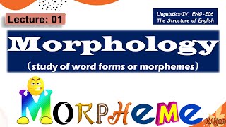 Morphology in Linguistics  Introduction to Morphology in Linguistics [upl. by Alyat]